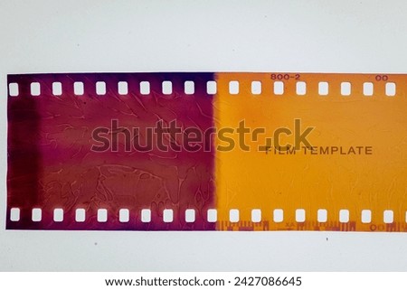 (35 mm.) film frame.With white space.
