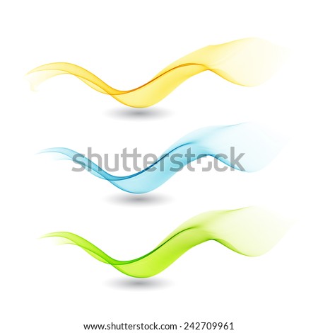 Abstract template background with wave