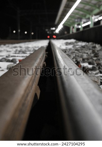 to photograph an old train track