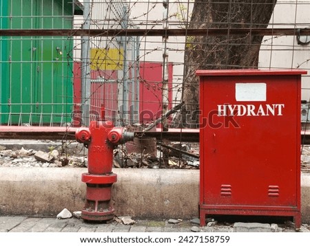 Fire hose and hydrant box 