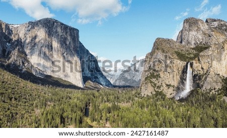 Yosemite National park aerial views