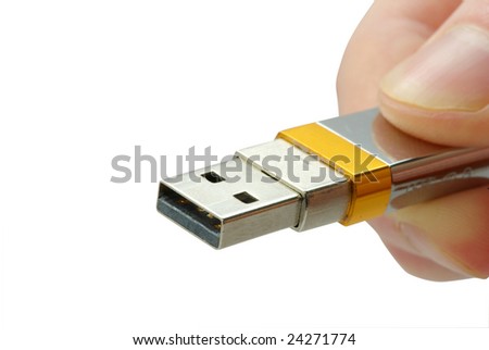  flash drive in hand