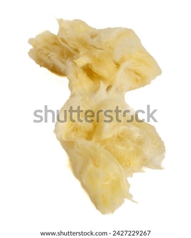 Glass wool batt insulation. Isolated on a white background. Royalty-Free Stock Photo #2427229267
