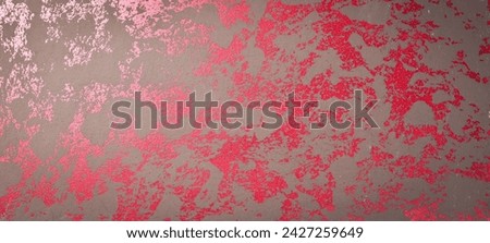 Red-gray stone wall surface. texture decorative Venetian stucco for backgrounds. Top view. Free space for text.