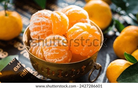 orange isolated lying on the box with other oranges close up picture