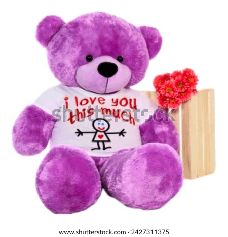 Toys bears, also known as teddy bears, are a popular type of stuffed animal toy that is designed to resemble a bear. They are typically made from soft materials such as plush fabric . Royalty-Free Stock Photo #2427311375
