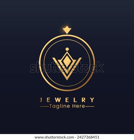vector diamond jewelry logo vector design template