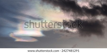 A selection of rainbow cloud pictures 
