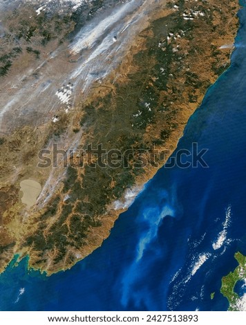 Fires and smoke in far eastern Russia. Fires and smoke in far eastern Russia. Elements of this image furnished by NASA.
