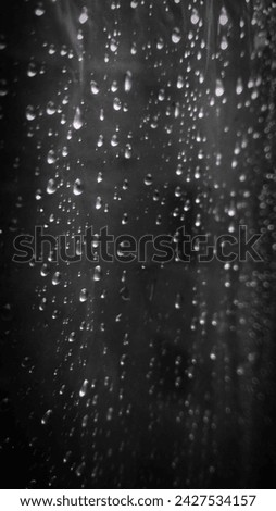 A water droplet on window