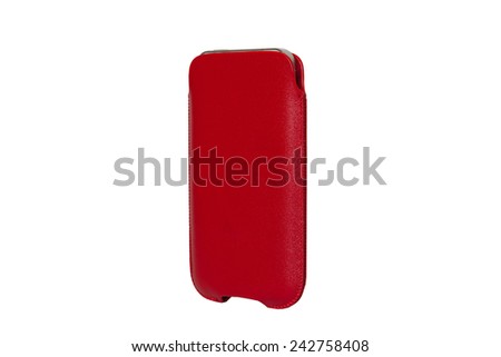 Case for smartphone. For mobile phone iphon, on a white background