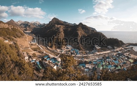View of the Taeha Village in Ulleungdo Island