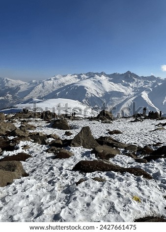 Gulmarg snowfall at Kashmir in January