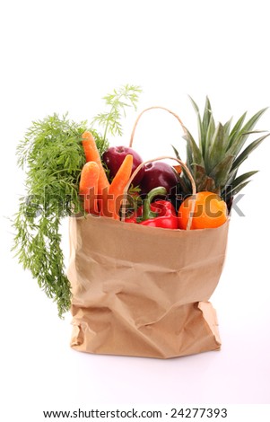 Grocery bag Royalty-Free Stock Photo #24277393