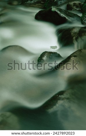 Close-up of water over rocks, great smoky mountains national park, unesco world heritage site, tennessee, united states of america, north america