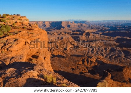 Sunset over dead horse point state park, utah, united states of america, north america Royalty-Free Stock Photo #2427899983