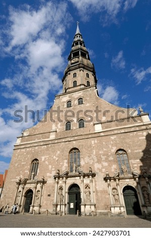 Church of st. peter, riga, latvia, baltic states, europe