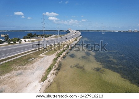 Hathaway Bridge in Panama City FL Royalty-Free Stock Photo #2427916213