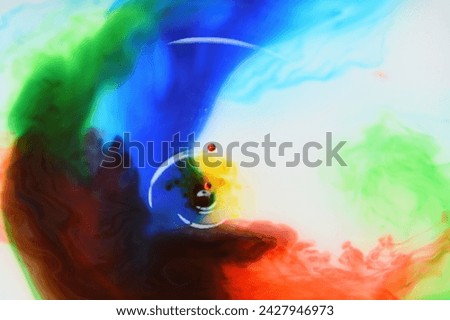 abstract colour splodges light background Royalty-Free Stock Photo #2427946973