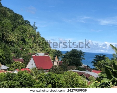 Posokan Village Lembeh Island Bitung city north Sulawesi Indonesia In the morning Royalty-Free Stock Photo #2427959909