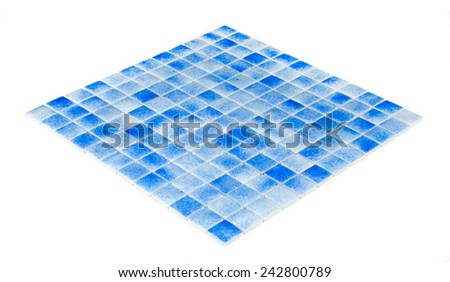 blue mosaic,texture, ceramic
