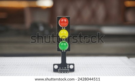The 5V LED traffic signal light module replicates the functionality of a traffic signal light system using energy-efficient LEDs. This module is commonly used in various projects...