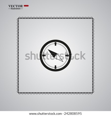 Compass , vector illustration, EPS 10