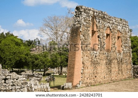 Ruins of panama viejo, unesco world heritage site, panama city, panama, central america