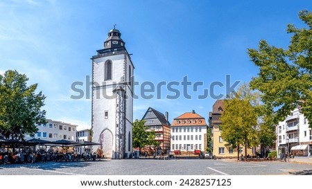 Church Square, Old city of Giessen, Hessen, Germany 