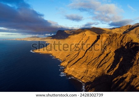 West coast scenery, gran canaria, canary islands, spain, atlantic, europe