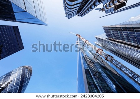 City skyscrapers, city of london, london, england, united kingdom, europe