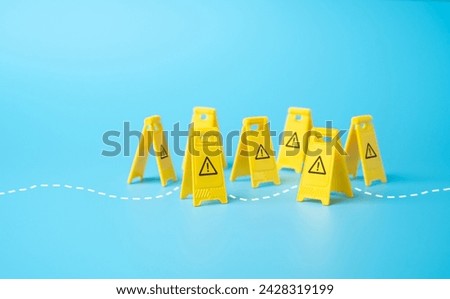 Find your way through dangers and risks. Overcome obstacles and forge ahead towards goals. Avoid trouble. Adaptability. Be adaptable and flexible. Be extremely careful. Royalty-Free Stock Photo #2428319199