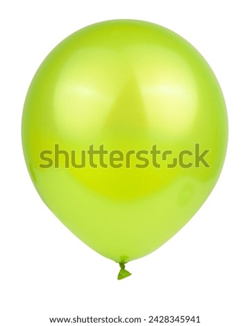 Party colorful balloon isolated on the white background