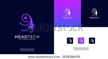 head tech logo design inspiration