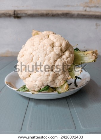 This picture shows cauliflower which helps in pregnancy, balances hormones and strengthens bones and has many other benefits.