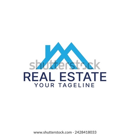 Professional, creative and modern real estate vector logo design template, Use for property management, branding, professional, building, construction, architecture business or company.