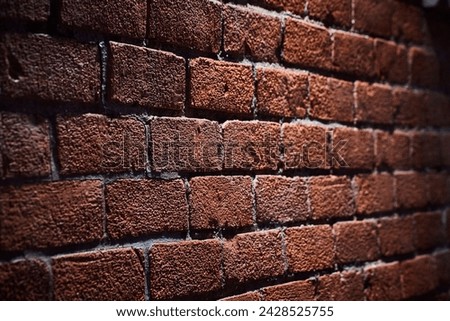 Textured Brick Wall Detail with Shallow Depth Field
