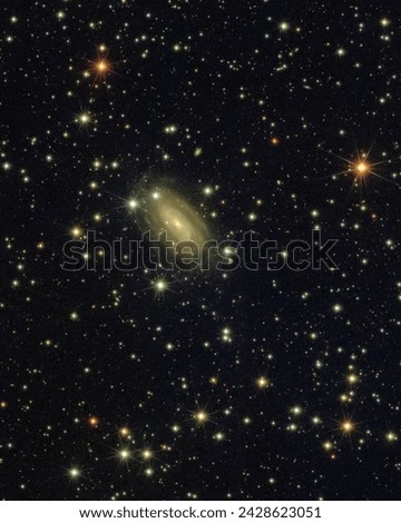 There is a galaxy photo.