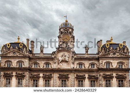 Hotel de Ville de Lyon is the city hall of the City of Lyon, France  Royalty-Free Stock Photo #2428640329