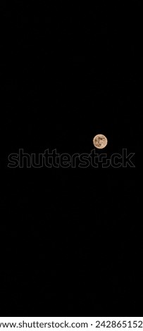 Full Moon picture black sky