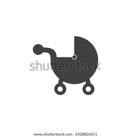 Baby icon design. Baby sign background. Baby toys icon