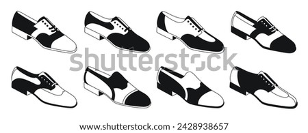 Low shoe model sketch, isolated vector