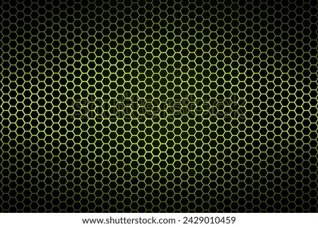 Hexagonal Carbon Fiber Background green