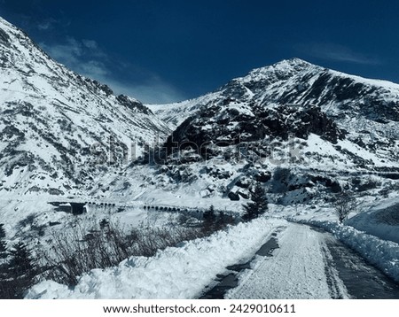 These beautiful pictures were taken right after a heavy snowfall during my last visit to Nathula Pass, one of the Indo-China trading borders in Sikkim, India. 