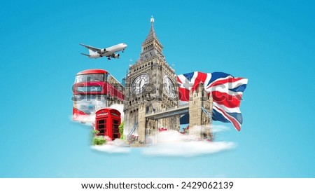 Traveling to London promises an exciting blend of history, culture, modernity, and diversity.  Royalty-Free Stock Photo #2429062139