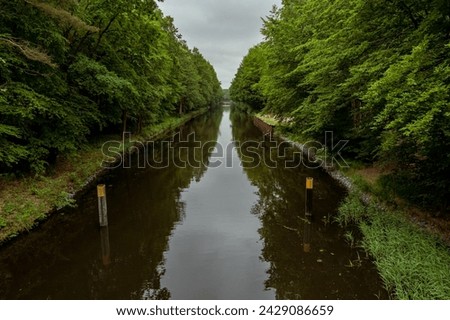 View at the River Elde near Kuppentin, Mecklenburg-Western Pomerania, Germany Royalty-Free Stock Photo #2429086659