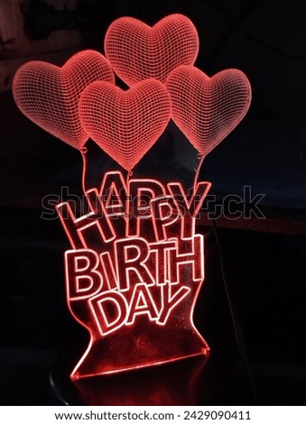 Happy Birthday Light lamp Gift Picture 