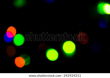 Defocused abstract bokeh for use at graphic design