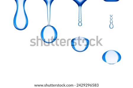 water drop in colours of greece flag drip
