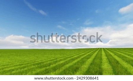 Scenic Greens and Golf Course Amidst Mountain Backdrop and Blue Sky